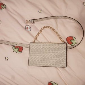 michael kors belted purse